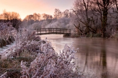 Frost at Ovington Bridge